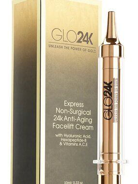 NEW Glo24k Express Non-Surgical 24k Anti-aging Facelift Cream